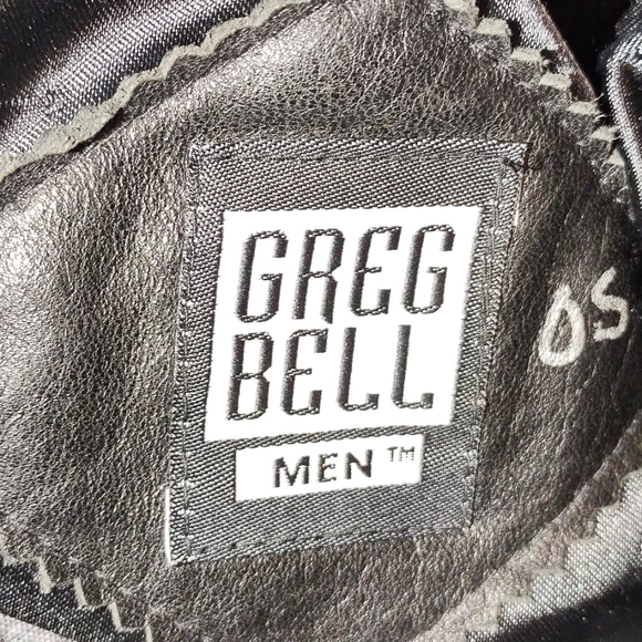 GREG BELL Vintage MENS LEATHER JACKET - Picture 7 of 9